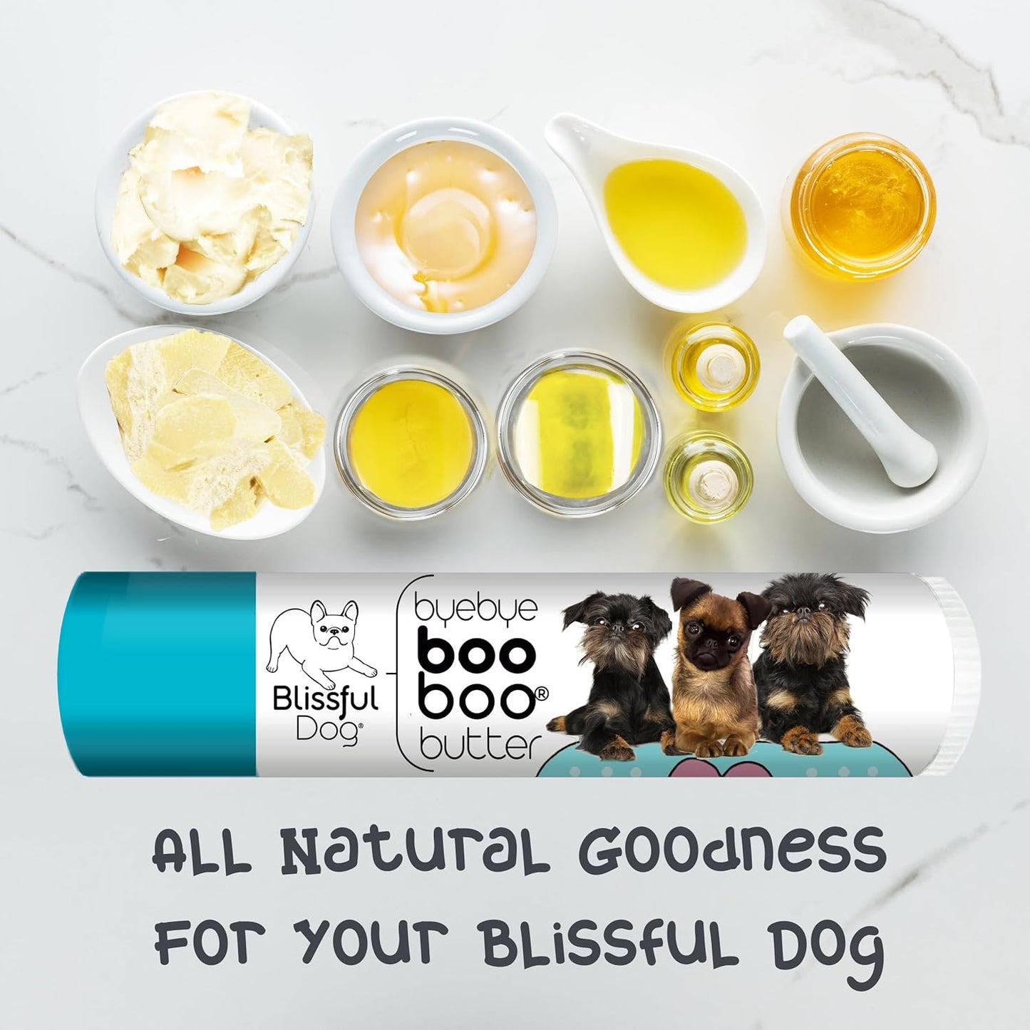 The Blissful Dog Brussels Griffon Boo Boo Butter, 0.15-Ounce