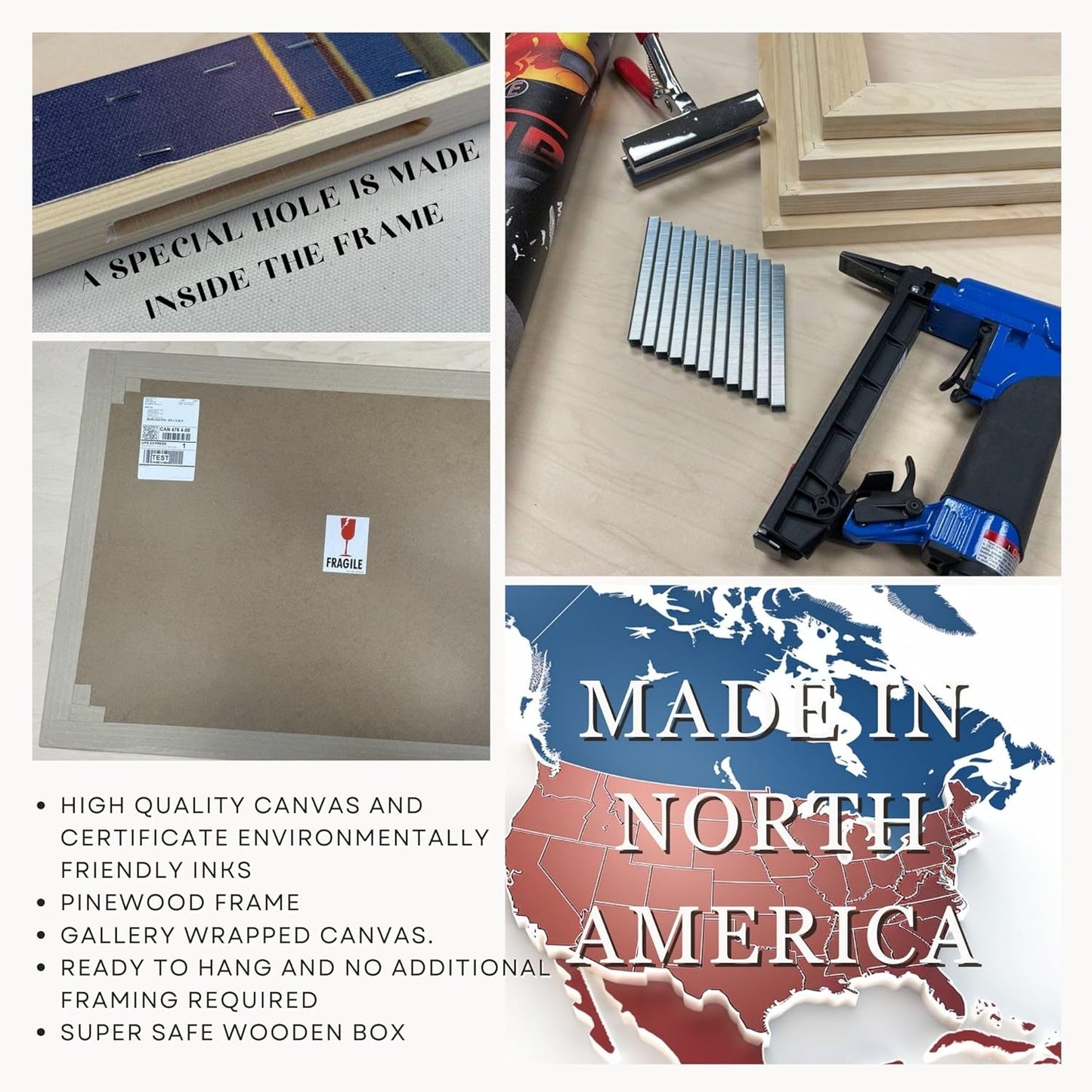 Nature Wall Art Prints - Ocean Forest Mountain Lake Canvas Landscapes - Small to Extra Large Living Room Bedroom Kitchen Bathroom Décor (Reaching for the Sky, 16L" x 24W")