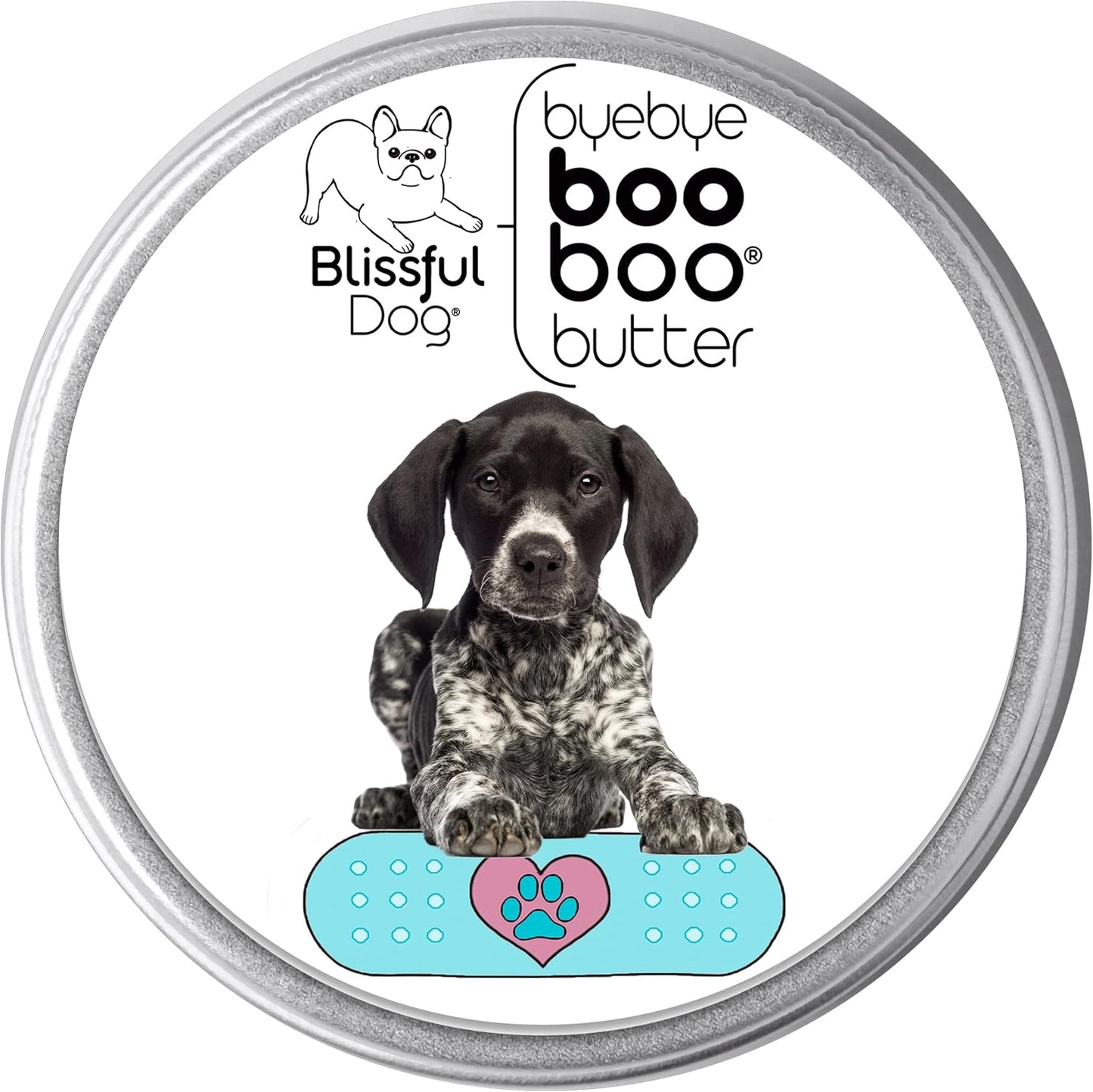 The Blissful Dog 2 oz TIN German Shorthaired Pointer Booboo Butter