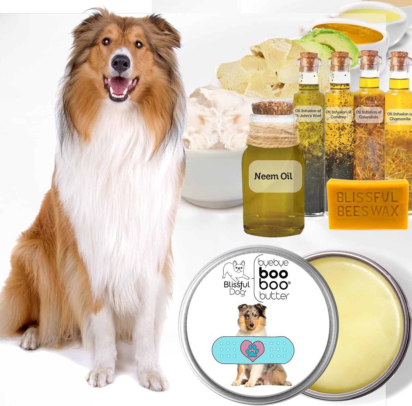 The Blissful Dog 4 oz TIN Collie Booboo Butter