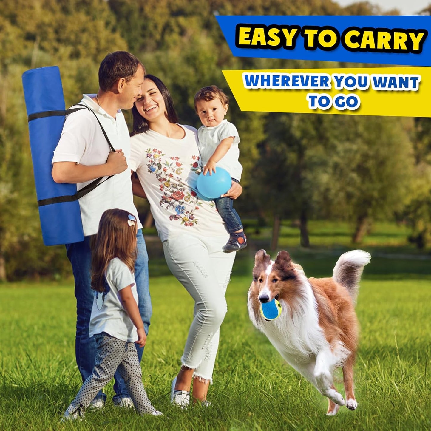 Dog Agility Course Backyard Set，Dog Agility Equipment, Dog Obstacle Course Backyard With 2-Set Agility Hurdle ，Jump Ring, 8 Weave Poles, Tunnel, Pause Box, Toy Balls And 2 Portable Carrying Bags