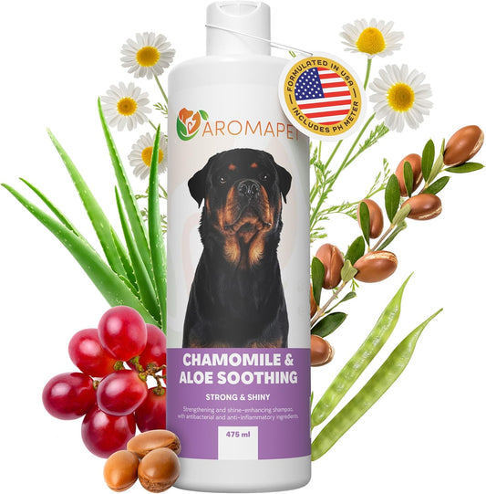 Sensitive Care -Tangle-Free-Silky Shine Softening and detangling Shampoo, Delicate Coat Clean & Odor Control Shampoo – Advanced Shine Formula for Dogs (Rottweilers, 16 Fluid Ounces)