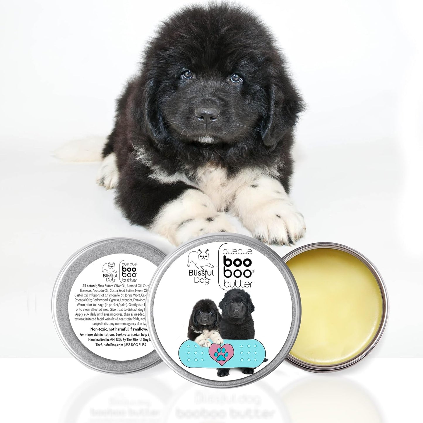 The Blissful Dog 4 oz TIN Newfoundland Booboo Butter