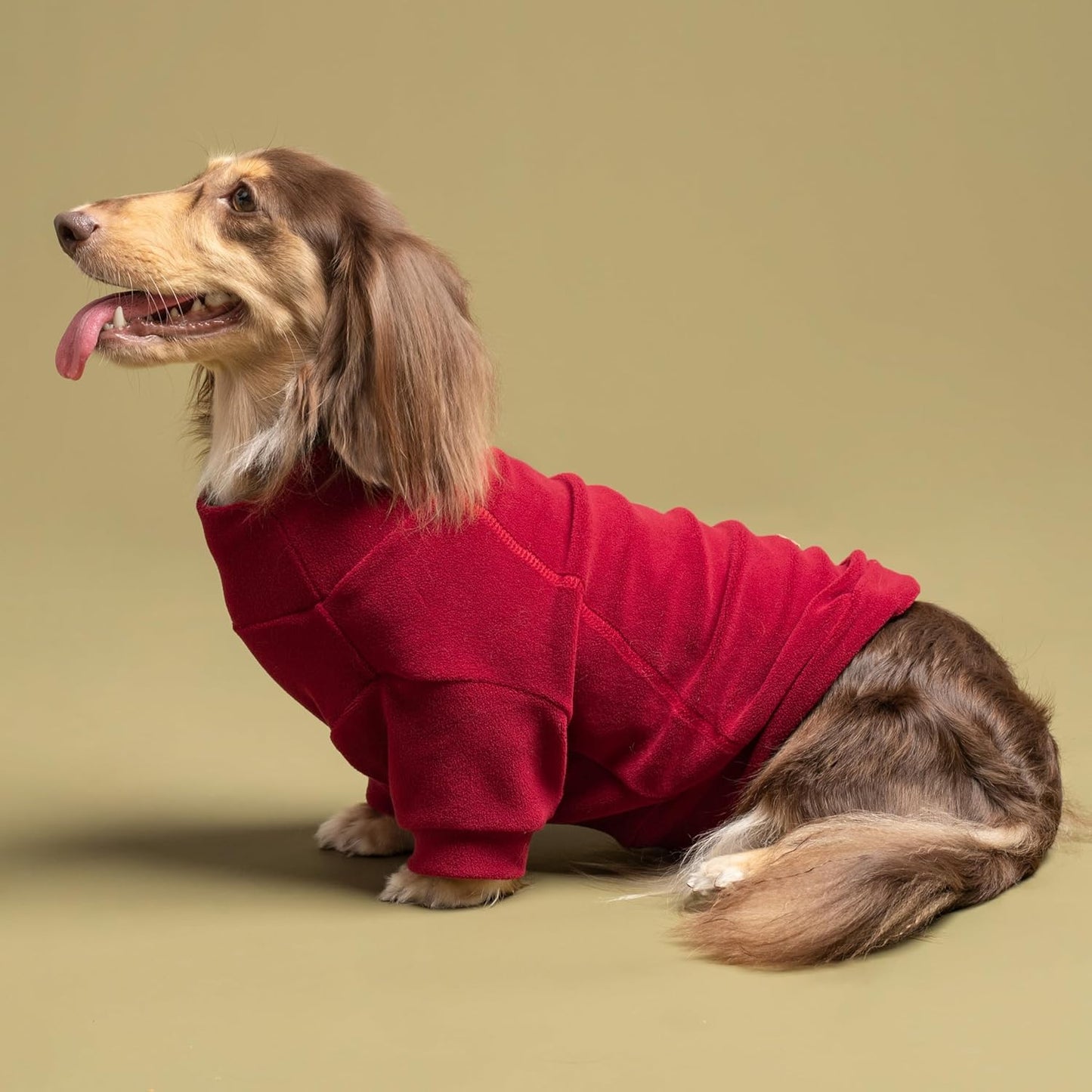 Fitwarm 3 Pack Classic Fleece Dog Sweater, Christmas Dog Winter Clothes for Small Dogs Boy Girl, Holiday Pet Apparel, Burgundy Red, Green, Navy Blue, XS