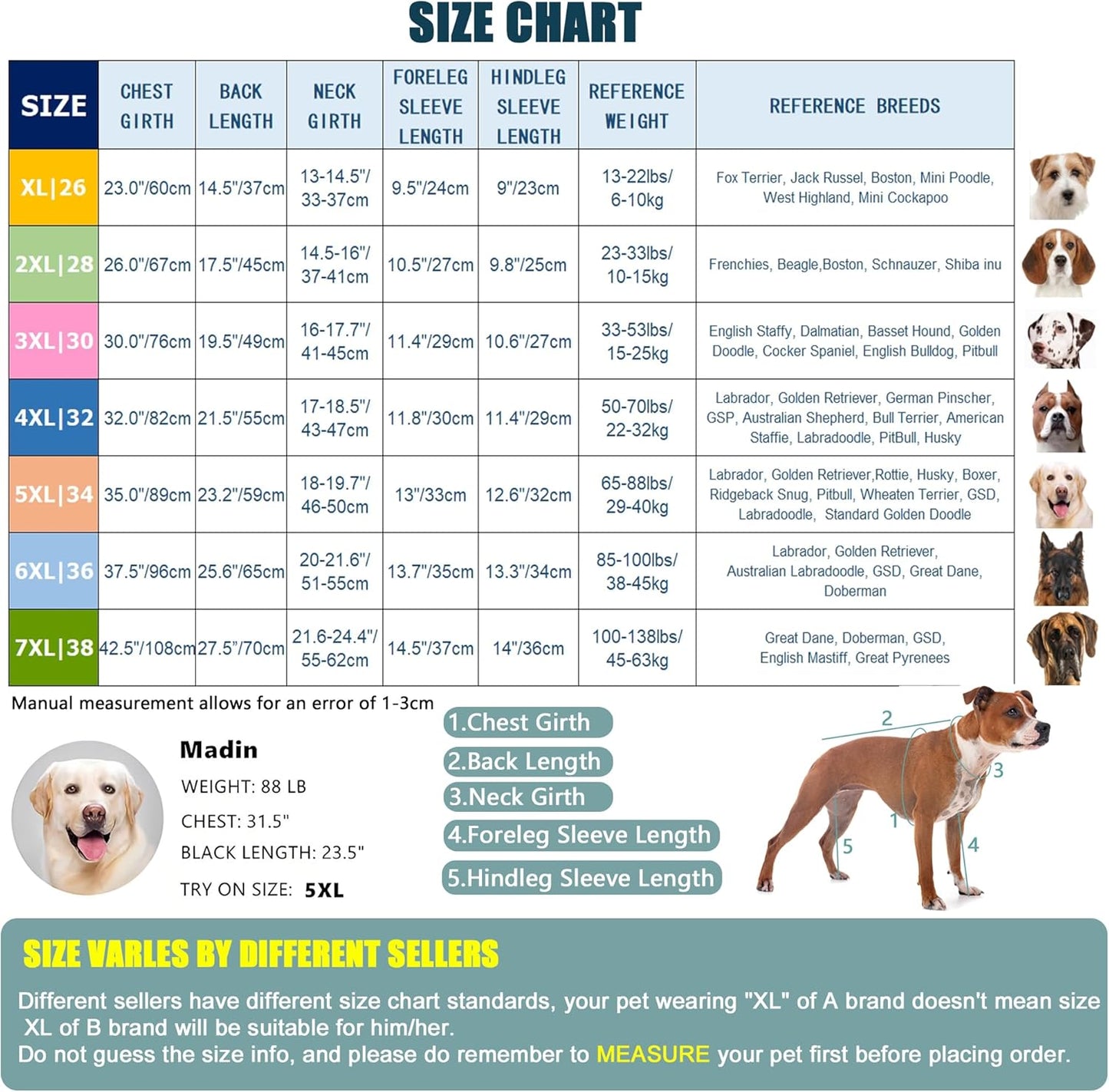 Yeapeeto Dog Onesie Surgery Recovery Suit for Large Medium Bodysuit Dogs Pajamas PJS Full Body for Shedding, Prevent Licking, Wound Protection, Cone Alternative… (Red Pink, 5XL)