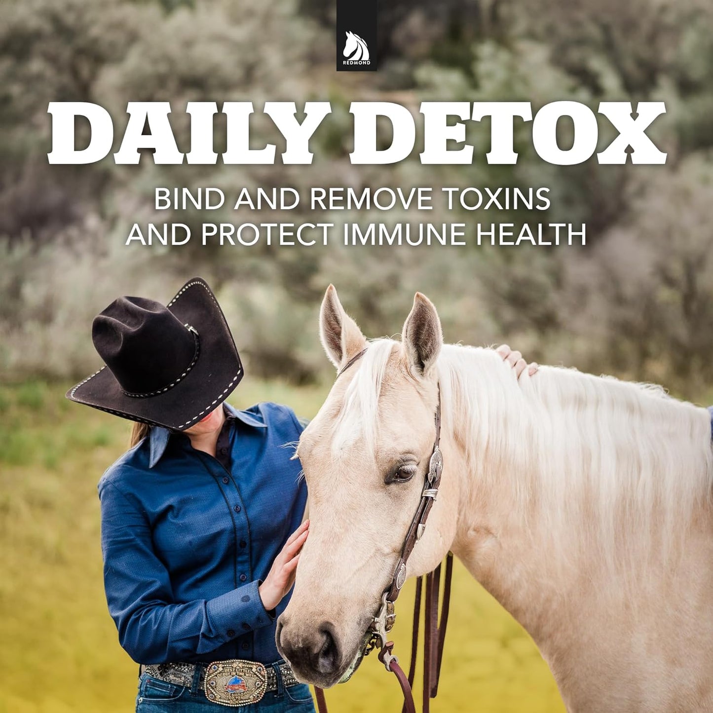 REDMOND Daily Gold Stress Relief – Natural Digestive and Ulcer Supplement for Horses