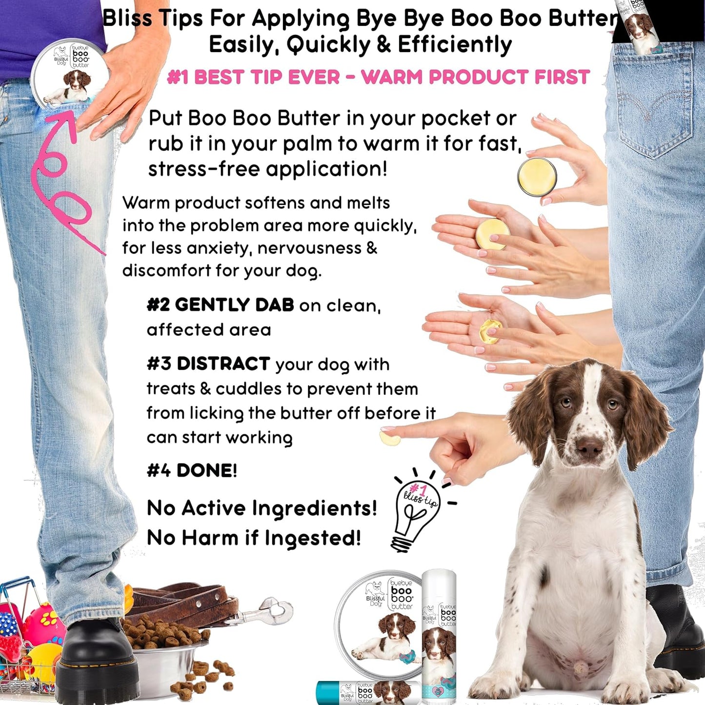 The Blissful Dog Springer Spaniel Boo Butter, 0.50 oz