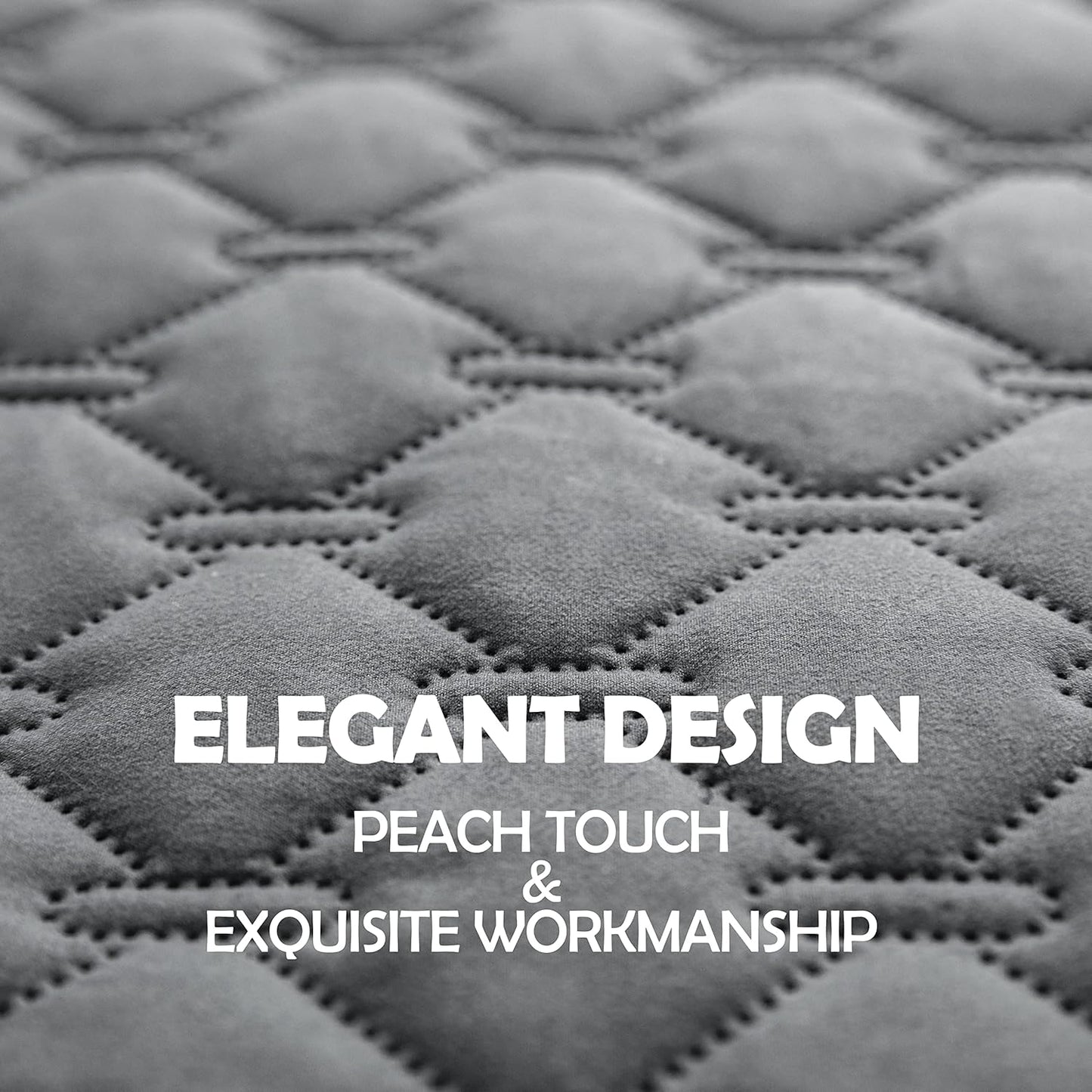 gogobunny 100% Double Sided Waterproof Dog Blanket Soft Pet Bed Cover Reversible Protect Furniture Couch Sofa Car for Puppy Cat Kids (Dark Grey/Light Grey, 30x80 Inch (Pack of 1))