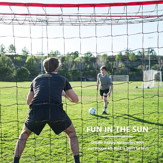 Portable Soccer Goal Set: 12x6 ft Soccer Goal 12 Soccer 12 Sport