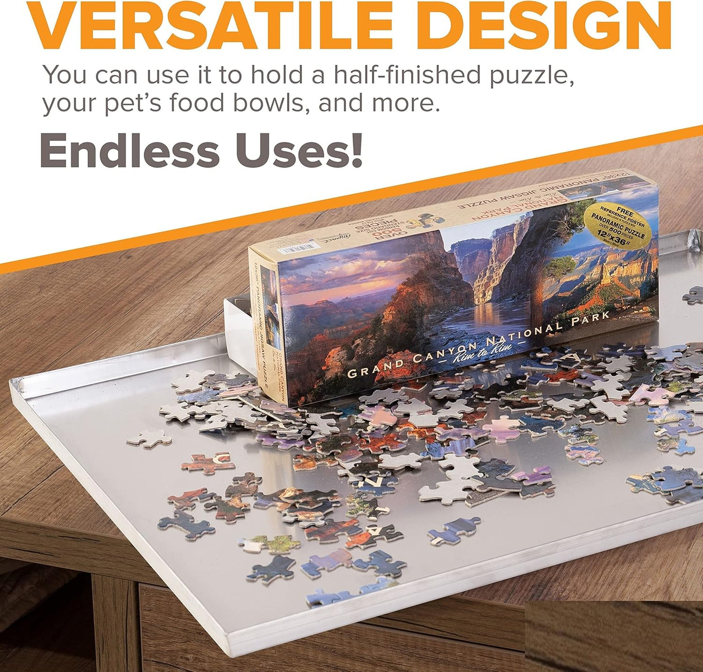 29.5" x 17.5" Metal Replacement Dog Crate Pan Chew Proof Crack Proof Pet Kennel Tray Central Dog Training Crate Pan Pet Supplies, Galvanized, 1" H