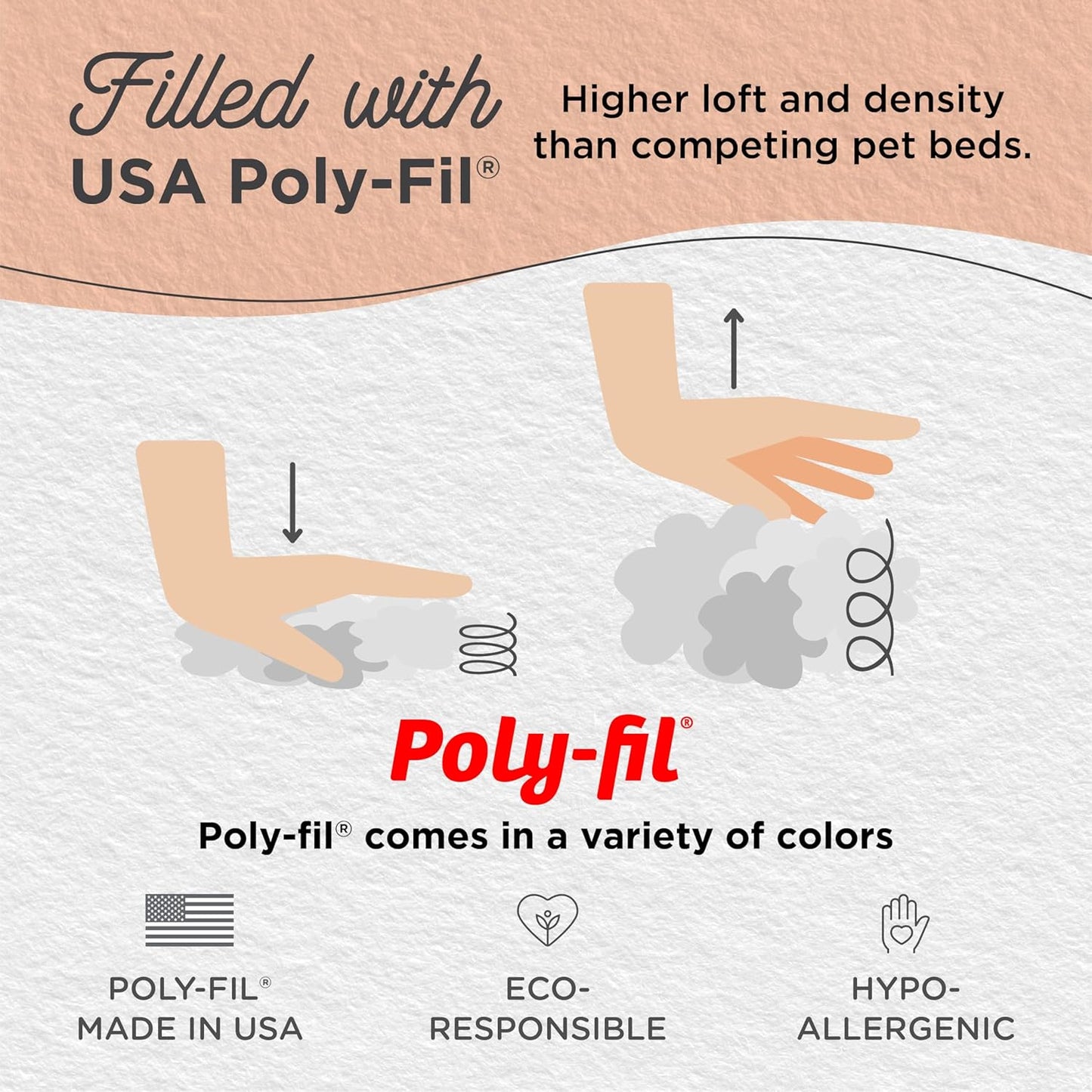 Best Friends by Sheri Original Calming Donut Dog and Cat Bed, Shag Faux Fur, Dark Brown, (23in x 23in) - Anxiety Relief for Pets Up to 25 lbs