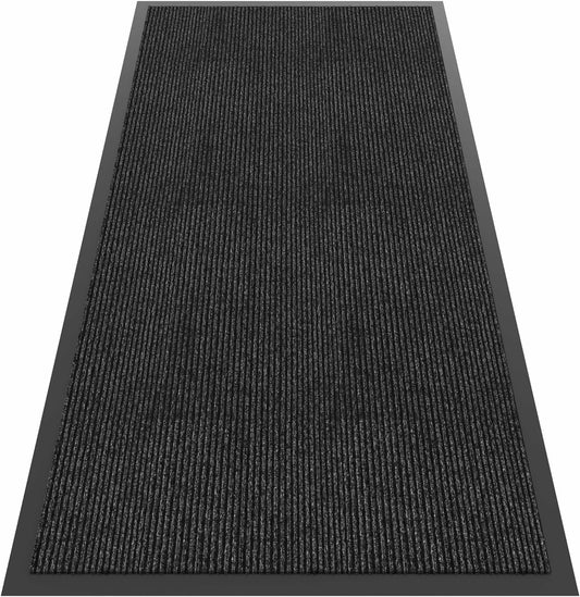Front Door Mat, 4'x8' Indoor Outdoor Door Mat, Commercial Industrial Entrance Doormat, Heavy Duty Welcome Mat, Rubber Backing Non Slip Doormat for Entryway