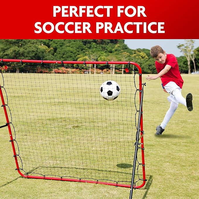 Soccer Rebounder, Kickback Rebound Net - Football Training
