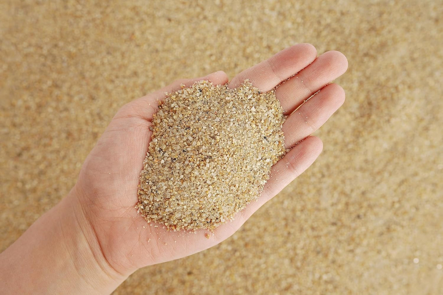 LANDEN Namale Aquarium Sand 2L(Approx 7 lbs), Super Natural for Aquarium Landscaping, Cosmetic Sand for Plant Tank, Fine Grain Natural Color River Sand for Freshwater or Blackwater Biotope Tank