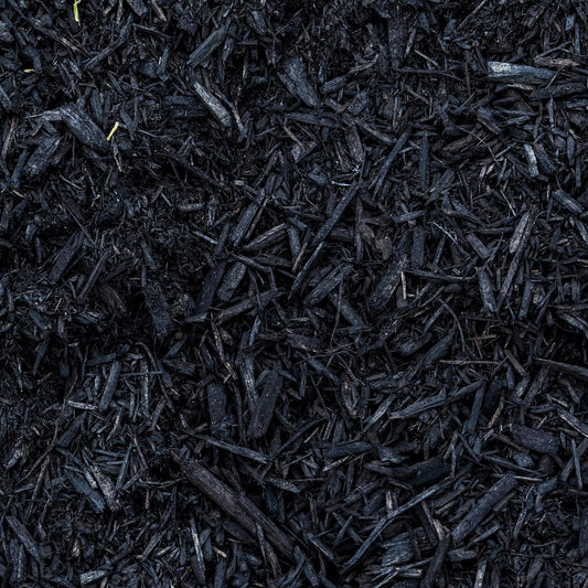 Premium Black Wood Mulch for Landscaping, Gardens, Lawns, Potting Media, and Potted Plants (0.2 CF - 4.8 L - 5 QTS)