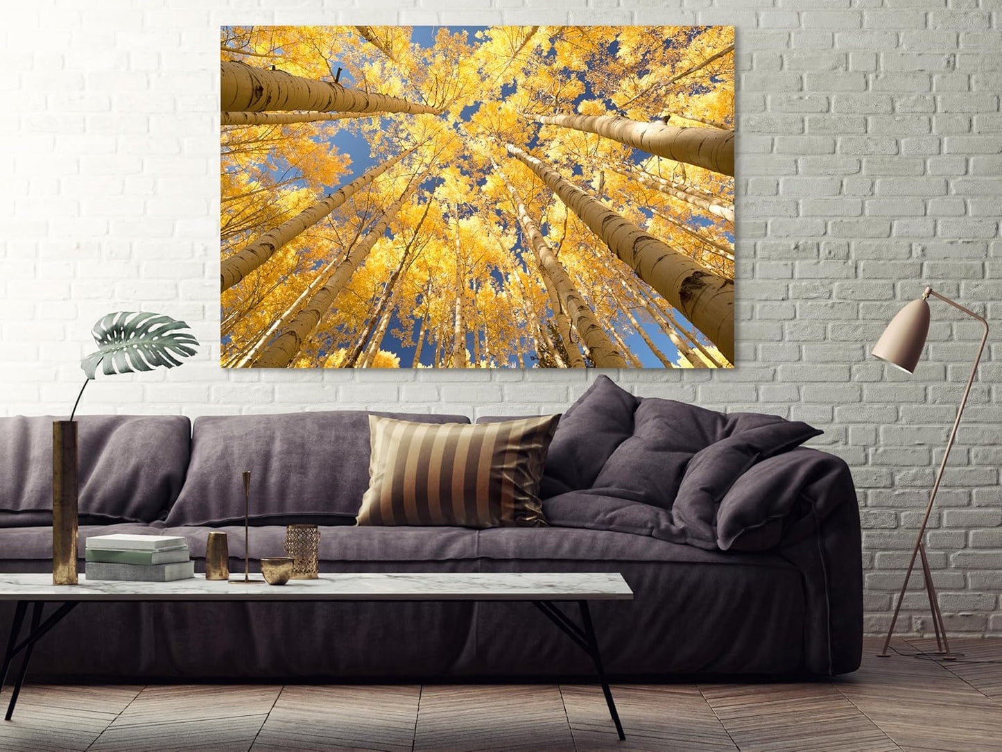 Nature Wall Art Prints - Ocean Forest Mountain Lake Canvas Landscapes - Small to Extra Large Living Room Bedroom Kitchen Bathroom Décor (Reaching for the Sky, 28L" x 41W")