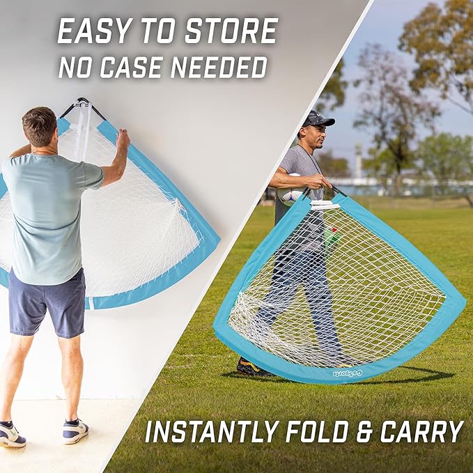 GoSports Portable Soccer Goals for Kids - 13 4 x 3 ft 6 x 4 ft