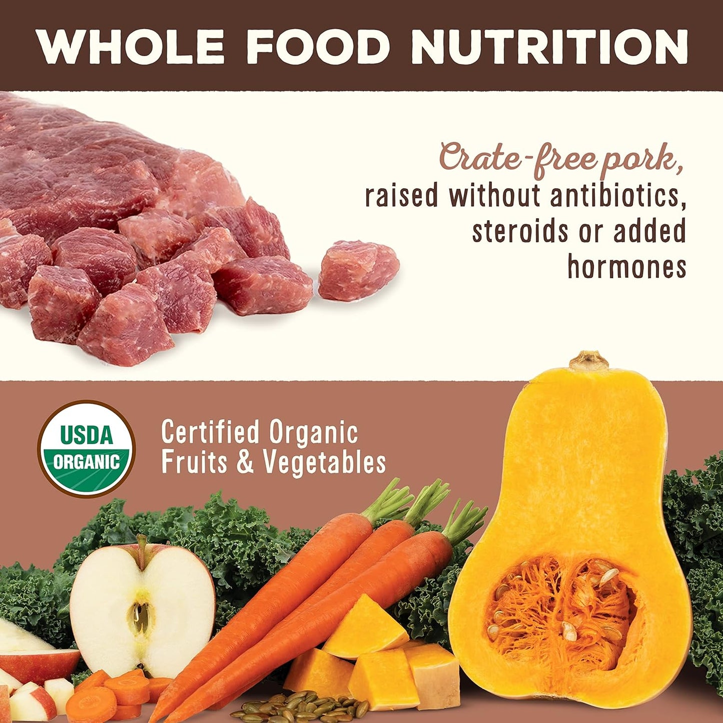 Primal Freeze Dried Raw Dog Food Nuggets, Pork, Complete & Balanced Meal, Also Use as Topper or Treat, Premium, Healthy, Grain Free, High Protein Raw Dog Food, 14 oz (Pack of 2)