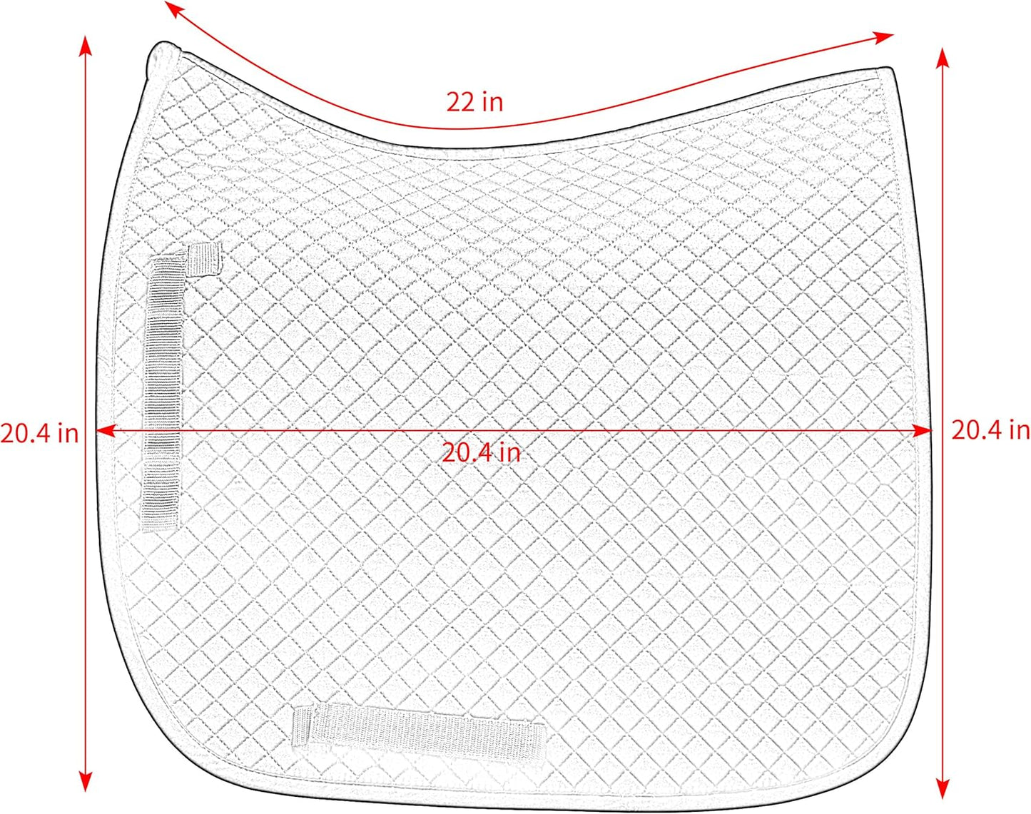 Horse Basic Dressage Saddle Pad
