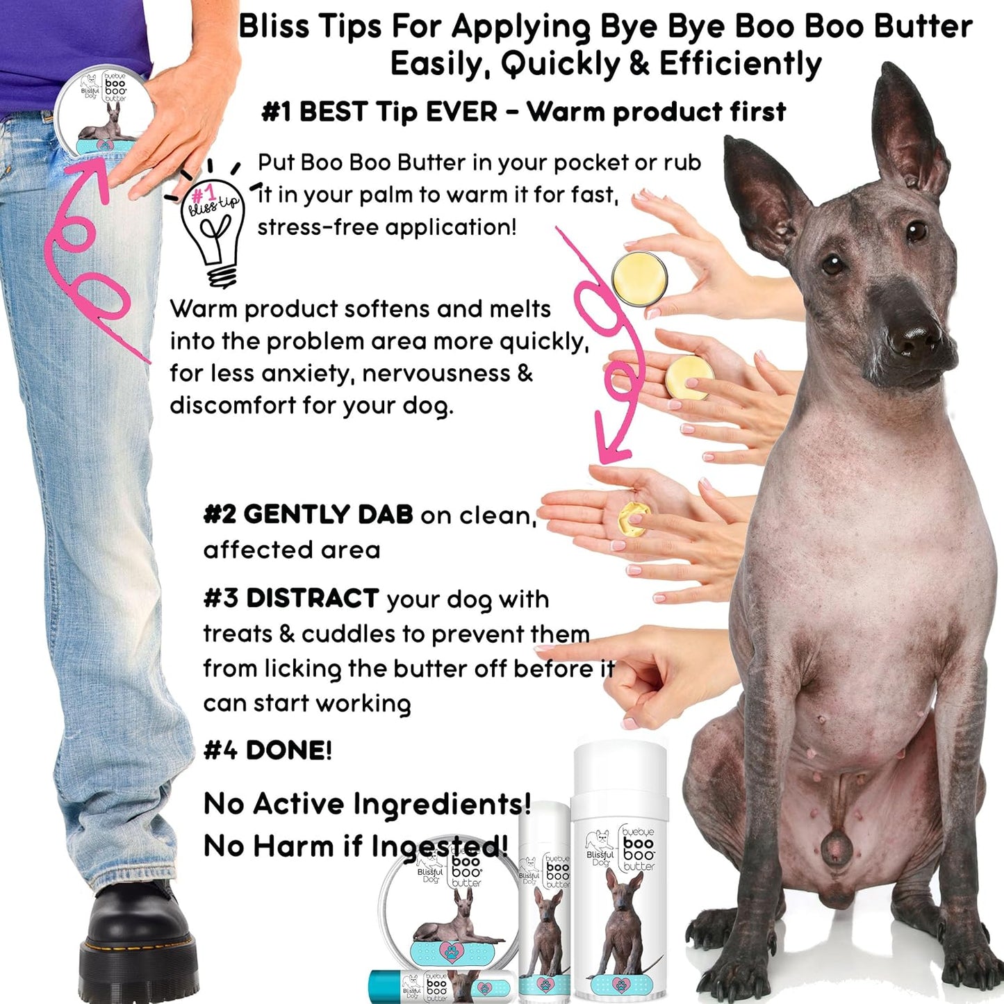 The Blissful Dog Xoloitzcuintli Boo Butter, 0.50 oz