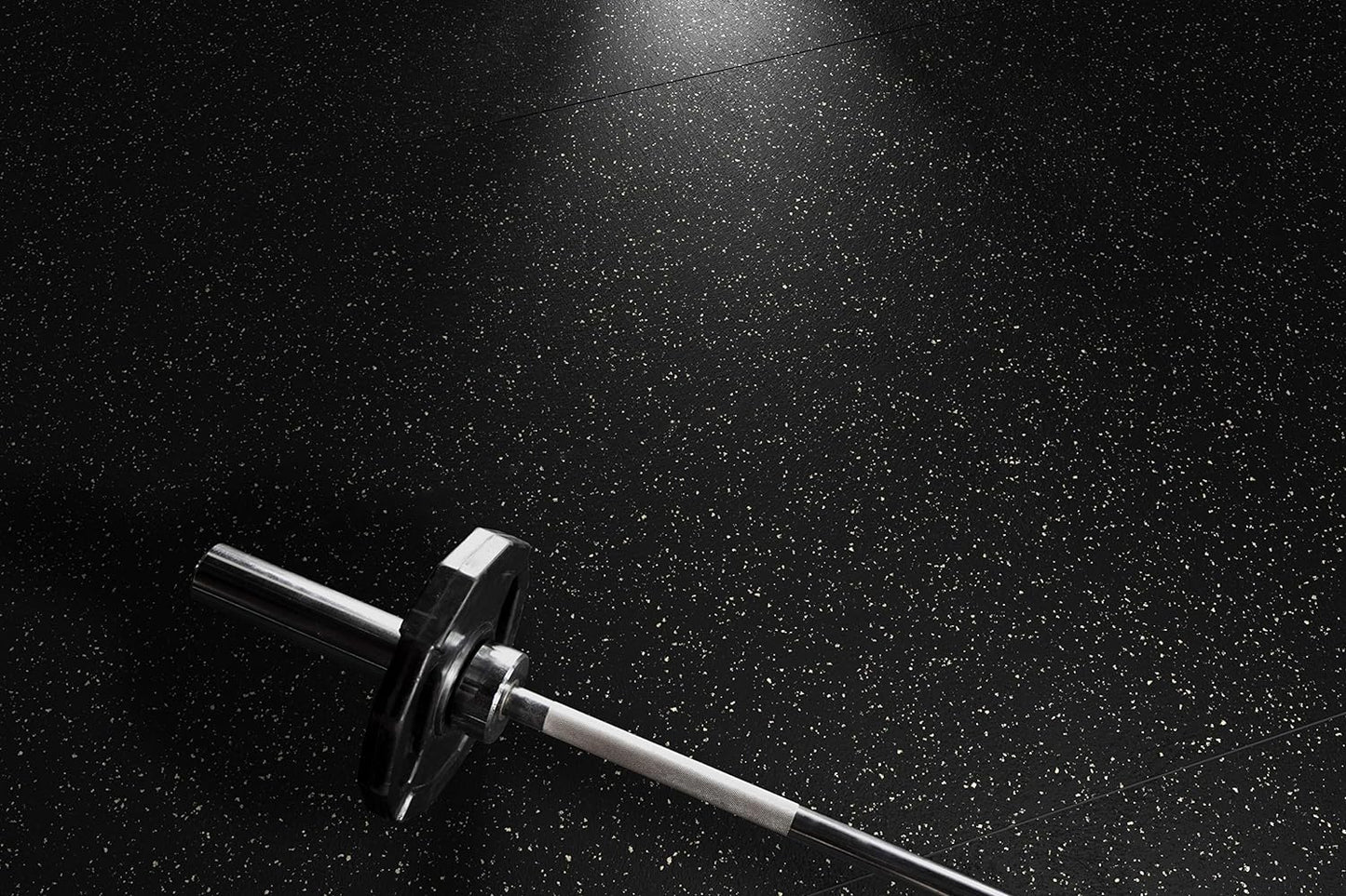 Playsafer Genaflex Rubber Gym Floor Mat, Heavy Duty Commercial Protective Gym Flooring Roll - 8mm Thick (10% Grey, 4' X 4')