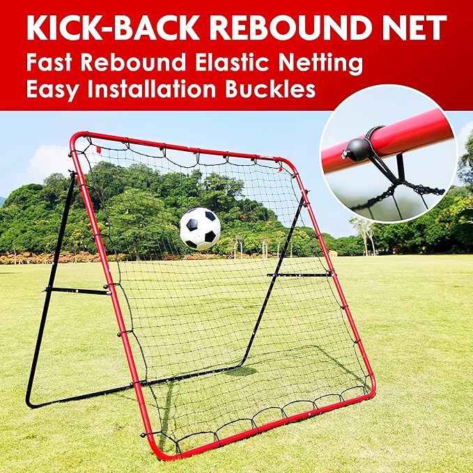Soccer Rebounder, Kickback Rebound Net - Football Training