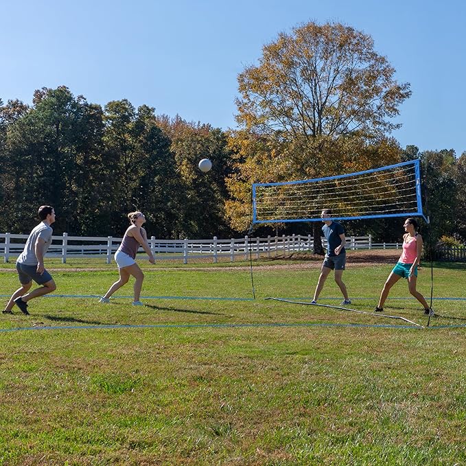 Outdoor Volleyball Net for Backyard. 12FT/20FT/32FT 4 Adjustable