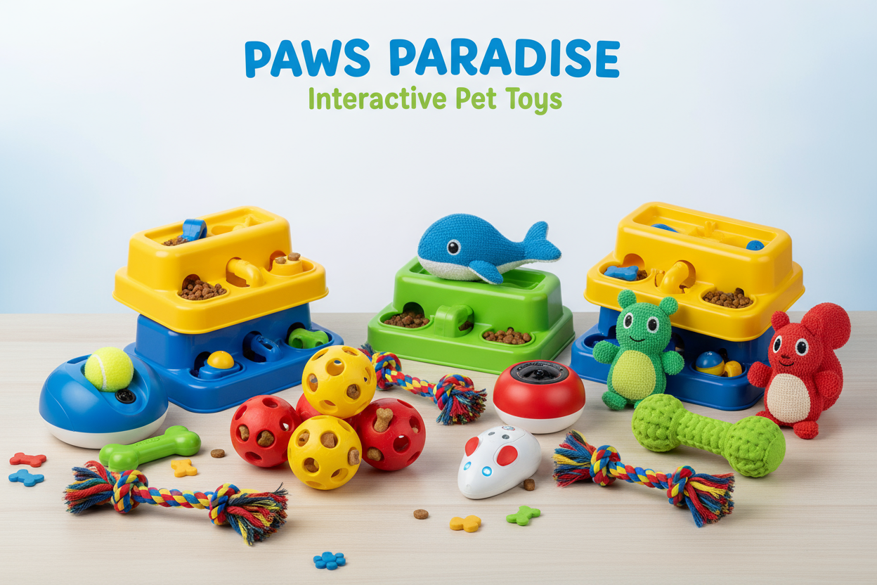 Paws Paradise’s interactive toys